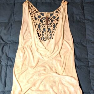 plunge top with lovely back detail